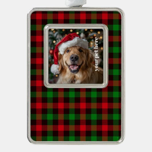 Custom Rahmen-Ornament Silber (Vorderseite)