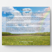 Custom Rainbow Bridge Foto Plaque, Female Dog Fotoplatte (Vorderseite)