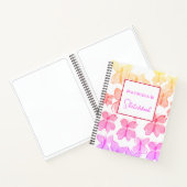 Custom Rainbow Butterfly Sketchbook Notizblock (Innenseite)