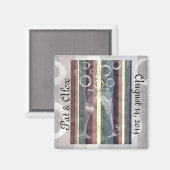 Custom Rainbow Cheer 3 Jubiläum Magnet (Vorderseite/Rückseite)