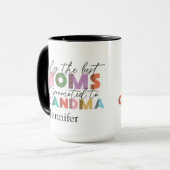 Custom Rainbow Colors New Oma Tasse (Vorderseite Links)