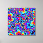 Custom Rainbow Fraktal Leinwand Art (Vorderseite)