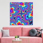 Custom Rainbow Fraktal Leinwand Art (Insitu (Wohnzimmer))