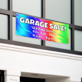 Custom Rainbow GARAGE Verkauf! Banner (Äußeres Gebäude)