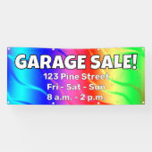 Custom Rainbow GARAGE Verkauf! Banner (Horizontal)