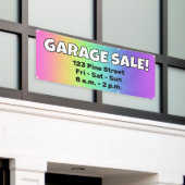 Custom Rainbow GARAGE Verkauf! Banner (Äußeres Gebäude)