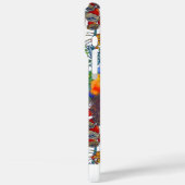 Custom Rainbow Lorikeet Botanischer Garten Case-Mate iPhone Hülle (Rückseite / Links)