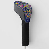 Custom Rainbow Lorikeet Golf Headcover (angewinkelt)