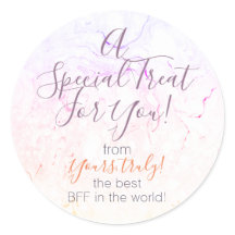 Custom Rainbow Marble Gevor/Leckerei Sticker