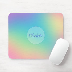 Custom Rainbow Ombre Mousepad