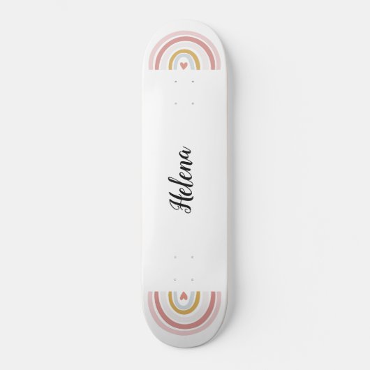 custom rainbow skateboard (Vorderseite)