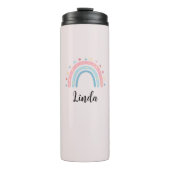 Custom rainbow thermal bottle for kids thermosbecher (Vorderseite)