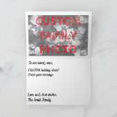 CUSTOM Rainbow Weihnachtskarte Feiertagskarte (Innenseite)