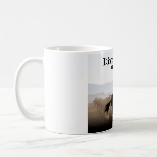 Custom Ranch Cowboy Horse Big Sky Tasse (Links)