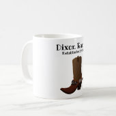 Custom Ranch etablierte Cowboy Boot Coffee Tasse (Vorderseite Links)