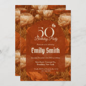 Custom Ranunculus Aesthetic Garden Birthday Party Einladung (Vorne/Hinten)