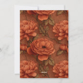 Custom Ranunculus Aesthetic Summer Party Einladung (Rückseite)