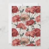 Custom Ranunculus Petal Surprise Birthday Einladung (Rückseite)