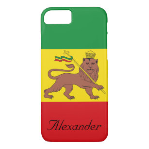 Custom Rastafarian Flag Äthiopia Löwe von Judah Case-Mate iPhone Hülle