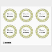 Custom Raute Kitchen Stickers (Blatt)