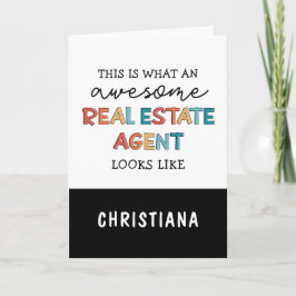 Custom Real Anwesen Agent Funny Phantastisch Realt Karte
