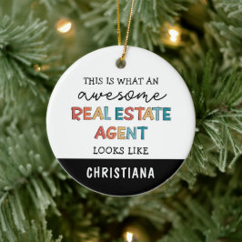 Custom Real Anwesen Agent Funny Phantastisch Realt Keramik Ornament