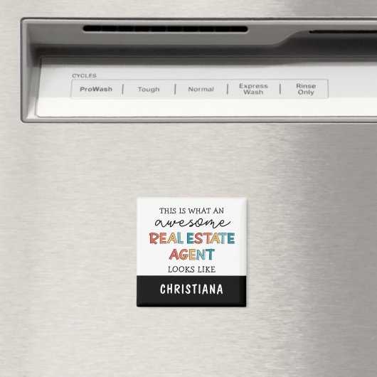 Custom Real Anwesen Agent Funny Phantastisch Realt Magnet (In Situ (Geschirrspüler))