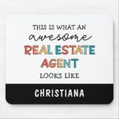 Custom Real Anwesen Agent Funny Phantastisch Realt Mousepad (Vorne)