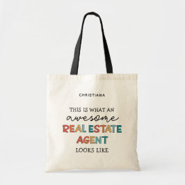 Custom Real Anwesen Agent Funny Phantastisch Realt Tragetasche