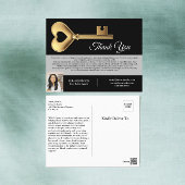 Custom Real Anwesen Agent Vielen Dank an den Clien Postkarte
