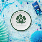 Custom Real Anwesen Company Forest Open House Pappteller (Party)