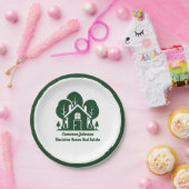 Custom Real Anwesen Company Forest Open House Pappteller (Party)