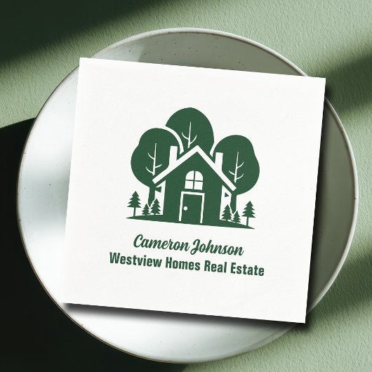 Custom Real Anwesen Company Forest Open House Serviette