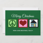 Custom Real Anwesen Company Frohe Weihnachten Grün (Vorderseite)