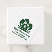 Custom Real Anwesen Company Green Forest House Geschenkanhänger (Beispiel)