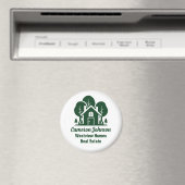 Custom Real Anwesen Company Green Forest House Magnet (In Situ (Geschirrspüler))