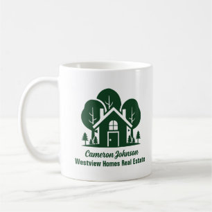 Custom Real Anwesen Company Green Zuhause Kaffeetasse