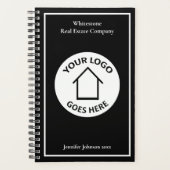 Custom Real Anwesen Company Ihr Logo Realtor 2024 Planer (Vorderseite)