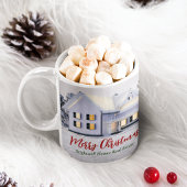 Custom Real Anwesen Company Winter House Weihnacht Kaffeetasse