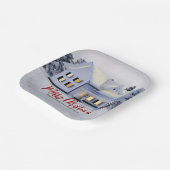 Custom Real Anwesen Company Winterweihnachtsfest P Pappteller (Gewinkelt)