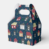 Custom Real Anwesen Houses Holiday Weihnachten Par Geschenkschachtel (Rückseite)