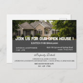 Custom Real Anwesen Open House Postkarte (Vorne/Hinten)