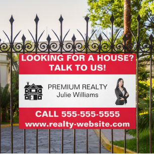 Custom Real Anwesen Realtor Foto Marketing Banner