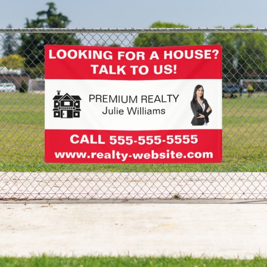Custom Real Anwesen Realtor Foto Marketing Banner (Insitu)