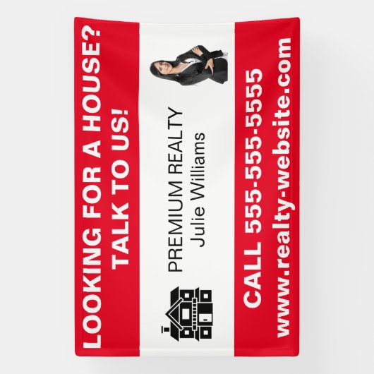 Custom Real Anwesen Realtor Foto Marketing Banner (Vertikal)