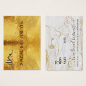 Custom Real Anwesen Small Business Geschenkzertifi (Vorne & Hinten)