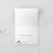 CUSTOM Real Anwesen Vielen Dank für Ihr Business V Dankeskarte (Innenseite)