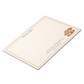 Custom Real Estate Autumn House Notepad Notizblock (angewinkelt)