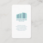 Custom Real Estate Business Card with QR Code Visitenkarte (Vorderseite)