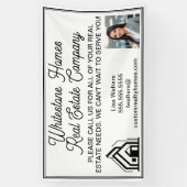 Custom Real Estate Company Logo Advertising Banner (Vertikal)